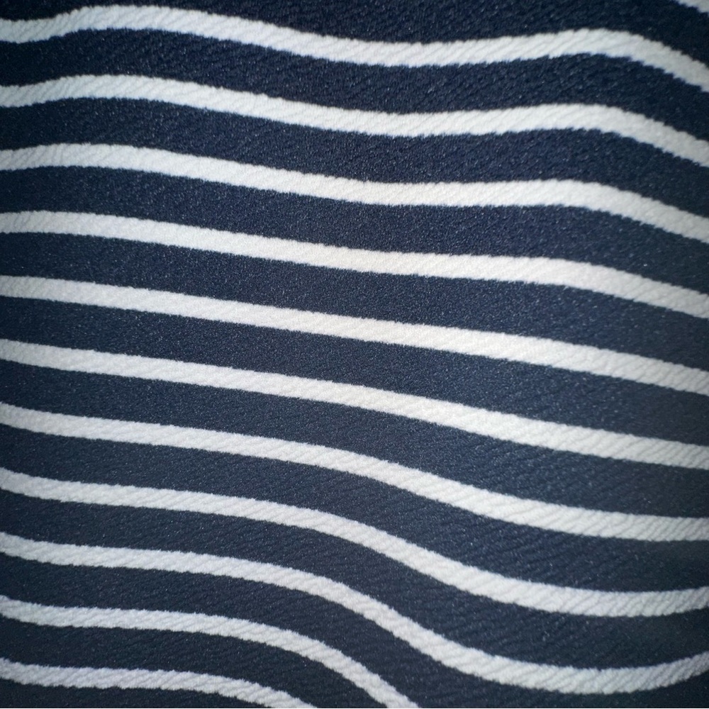 Adorable Blue and White Striped Sleeveless Dress by Green Envelope - NWT - Picture 3 of 8